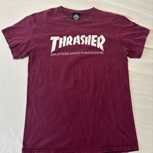 Thrasher Men's Burgundy Skate Tee